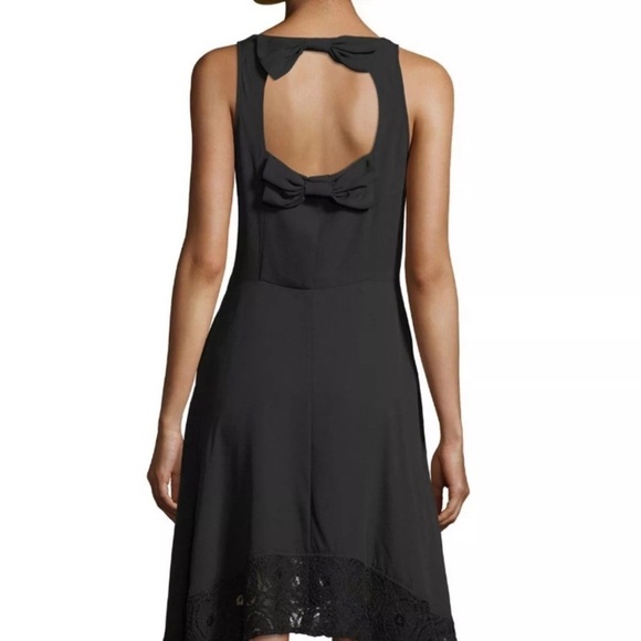 Nanette‎ Lepore Bow Sharkbite Hem Dress pockets 8 - Picture 1 of 8